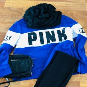 Victoria’s Secret crewneck sweater leopard print